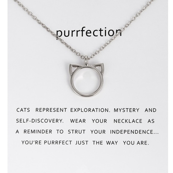 Jewelry - Inspirational Cat Lover Purrrfection Necklace BMSM